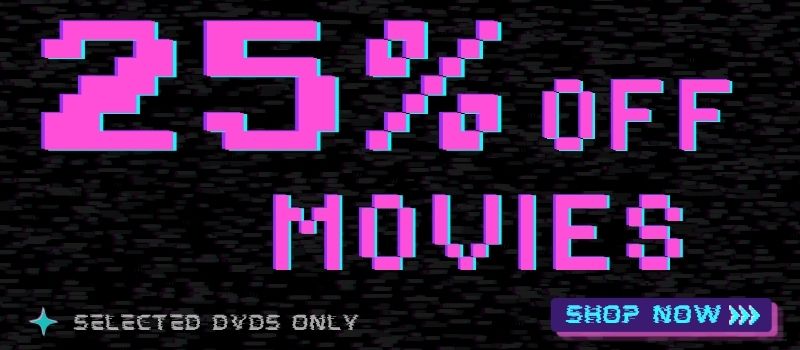 25% Off Movies on DVD
